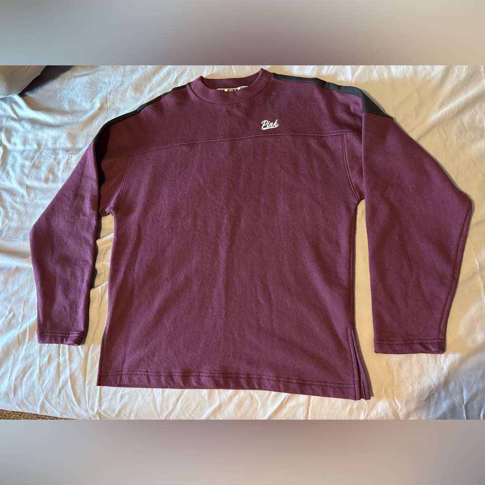 Victoria’s Secret VS PINK Campus Oversized Sweatshirt NWOT Size XS